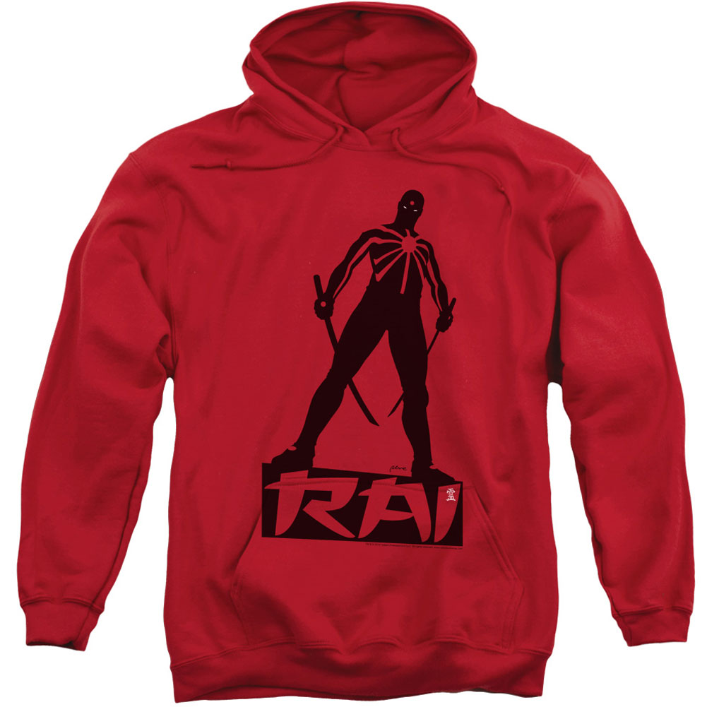 RAI Silhouette Adult 25% Poly Hooded Sweatshirt