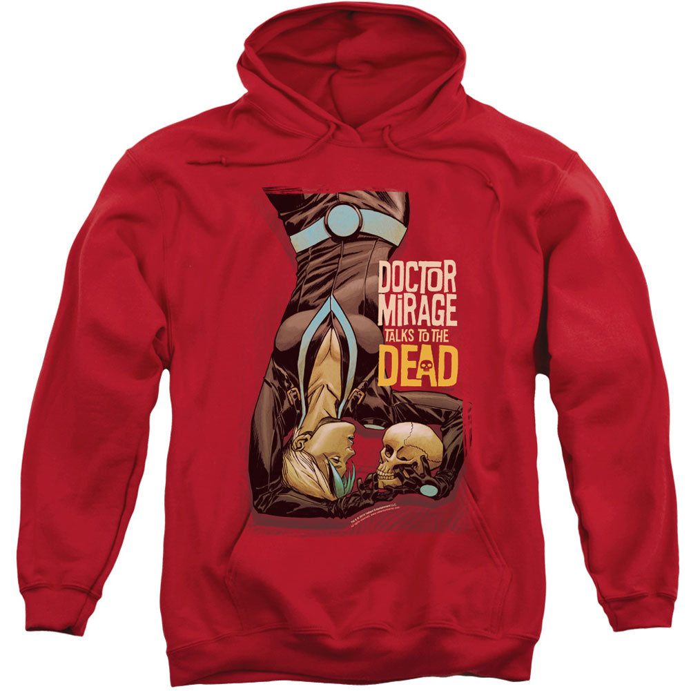 Doctor Mirage Talks To The Dead Adult 25% Poly Hooded Sweatshirt