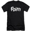 Faith Logo Adult Slim Fit Slim Fit T-shirt