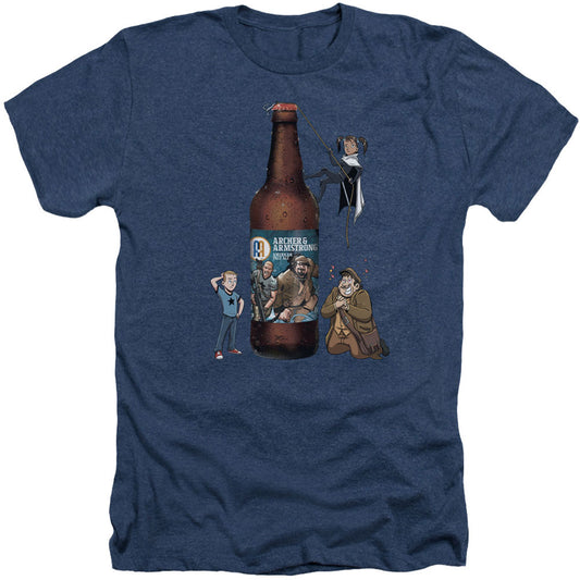 Archer & Armstrong Ale Adult Heather 40% Poly T-shirt