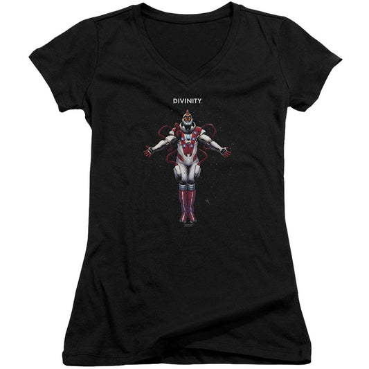 Divinity Space Cap Sleeve Junior Top