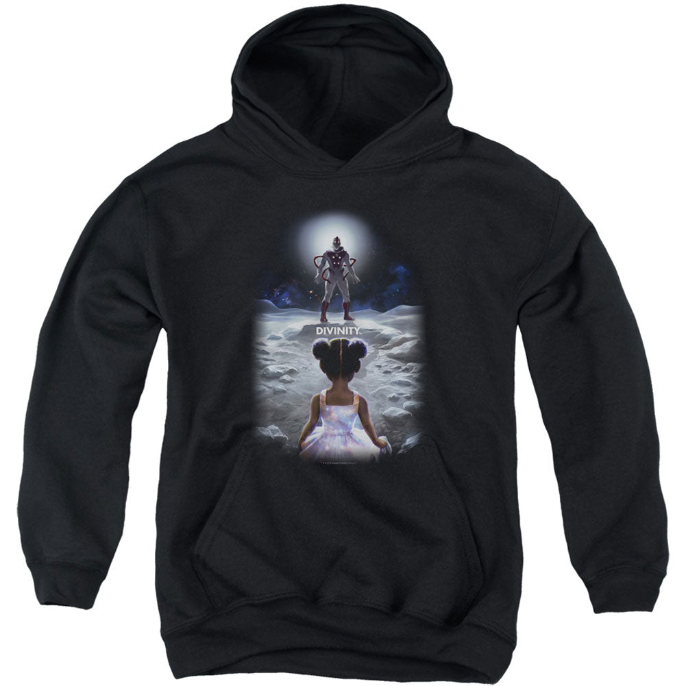 Divinity Child Youth 50% Poly Hooded Sweatshirt
