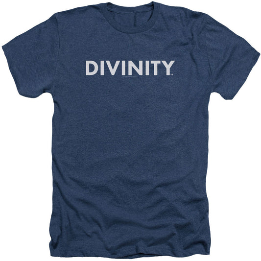 Divinity Logo Adult Heather 40% Poly T-shirt