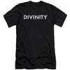 Divinity Logo Premium Canvas Brand Slim Fit T-shirt