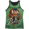 Santa Black Back Mens Tank