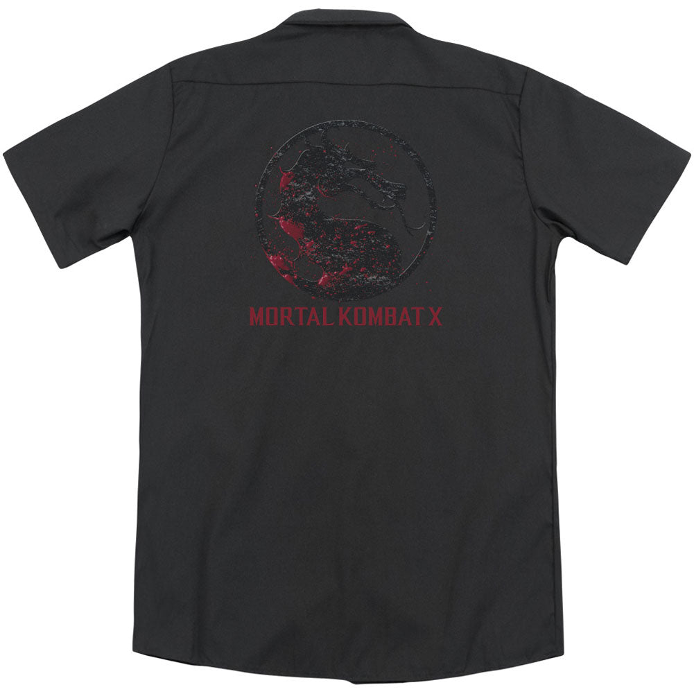 Mortal Kombat X Bloody Seal (Back Print) Workshirt