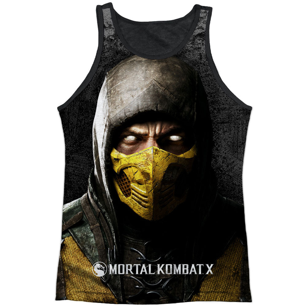 Finish Him Black Back Mens Tank