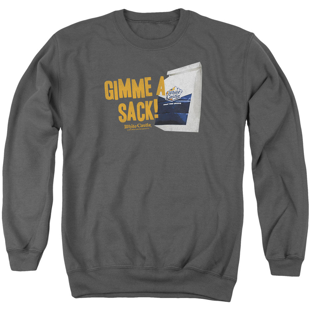 White Castle Gimmie A Sack Adult Sweatshirt