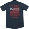 Peace Now(Back Print) Work Shirt