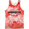 Tie Dye 100% Poly Front/Back Print Mens Tank