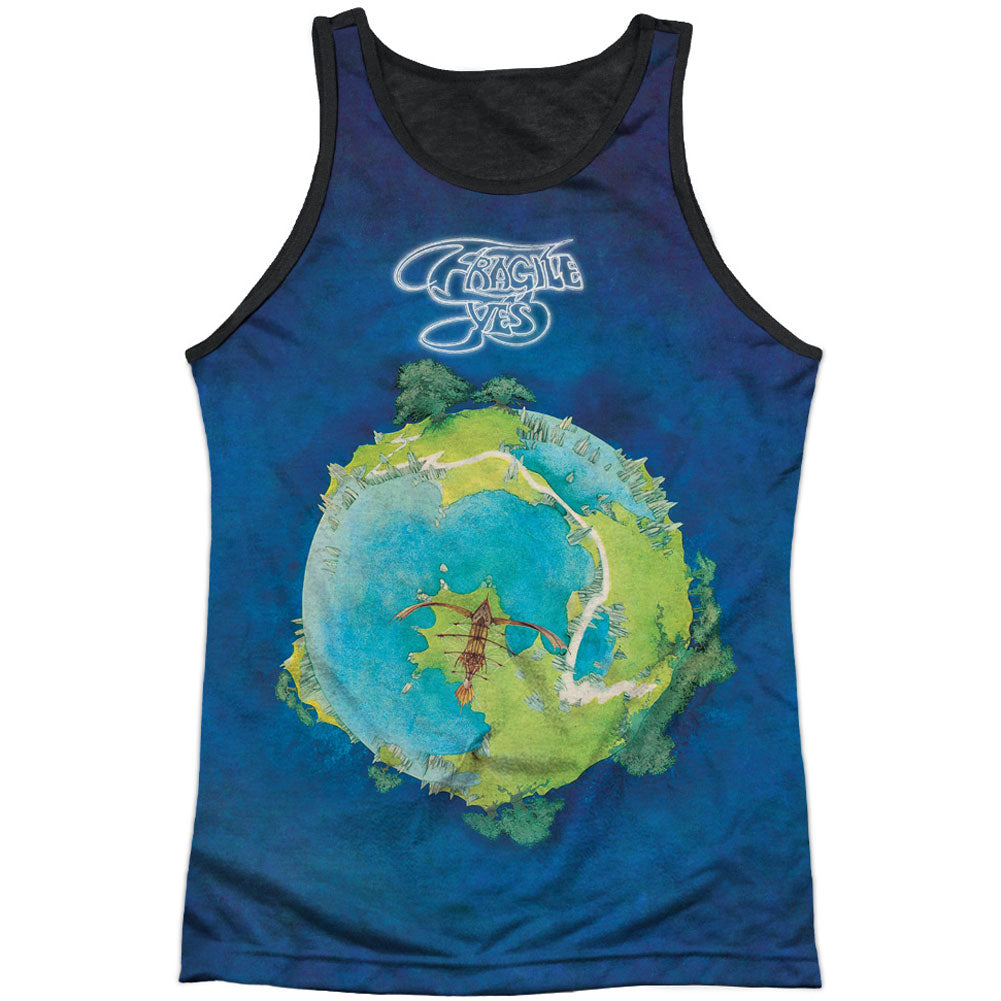 Fragile Black Back Mens Tank