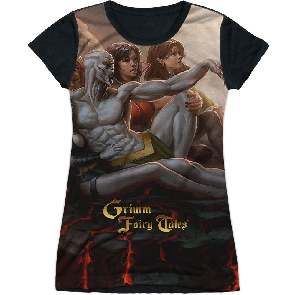 Evil Vs Good Sublimation Junior Top