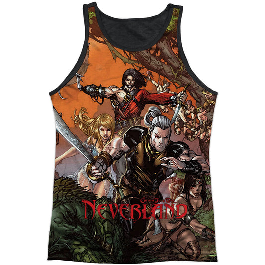 Neverland Black Back Mens Tank