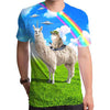 Cat Rides Llamacorn T-shirt