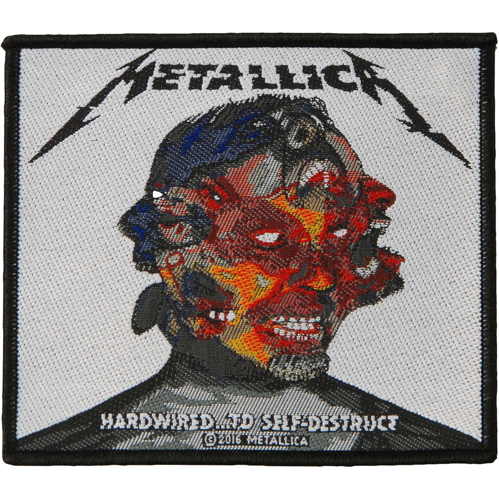 Metallica Hardwired To Self Destruct Woven Patch | Metallica Merch Store