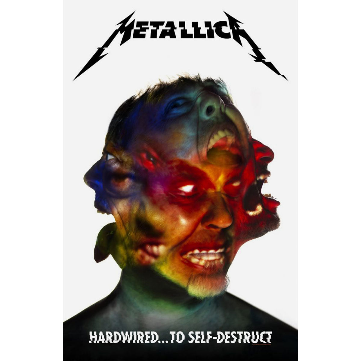 Hardwired To Self Destruct Poster Flag