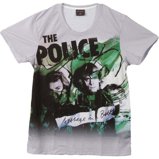 Police Message In A Bottle Sublimation T-shirt