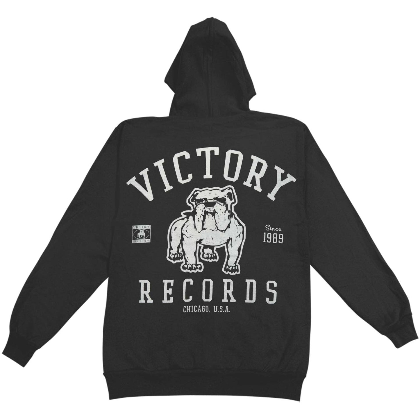 Victory Records Classic Zippered Hooded Sweatshirt