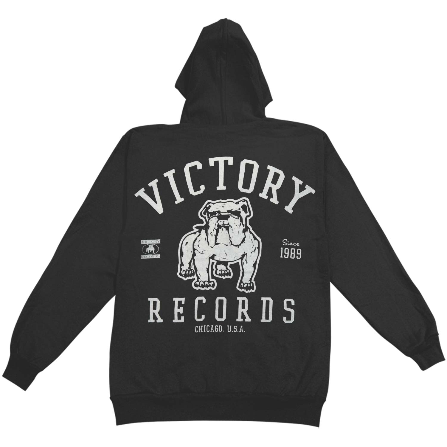 Victory Records Classic Zippered Hooded Sweatshirt