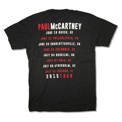 Paul Mccartney I Was Out There 2015 Tour T-shirt