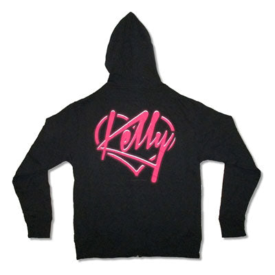 Pocket Logo Zippered Hooded Sweatshirt