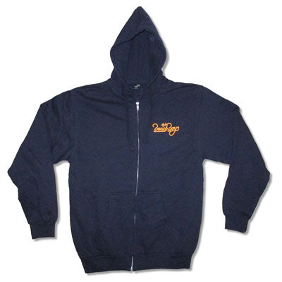 Beach Boys Pocket Logo Zippered Hooded Sweatshirt