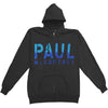 Paul McCartney Guitar Zippered Hooded Sweatshirt