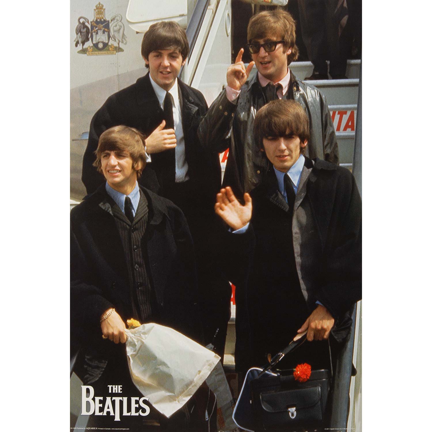 Beatles Plane Domestic Poster