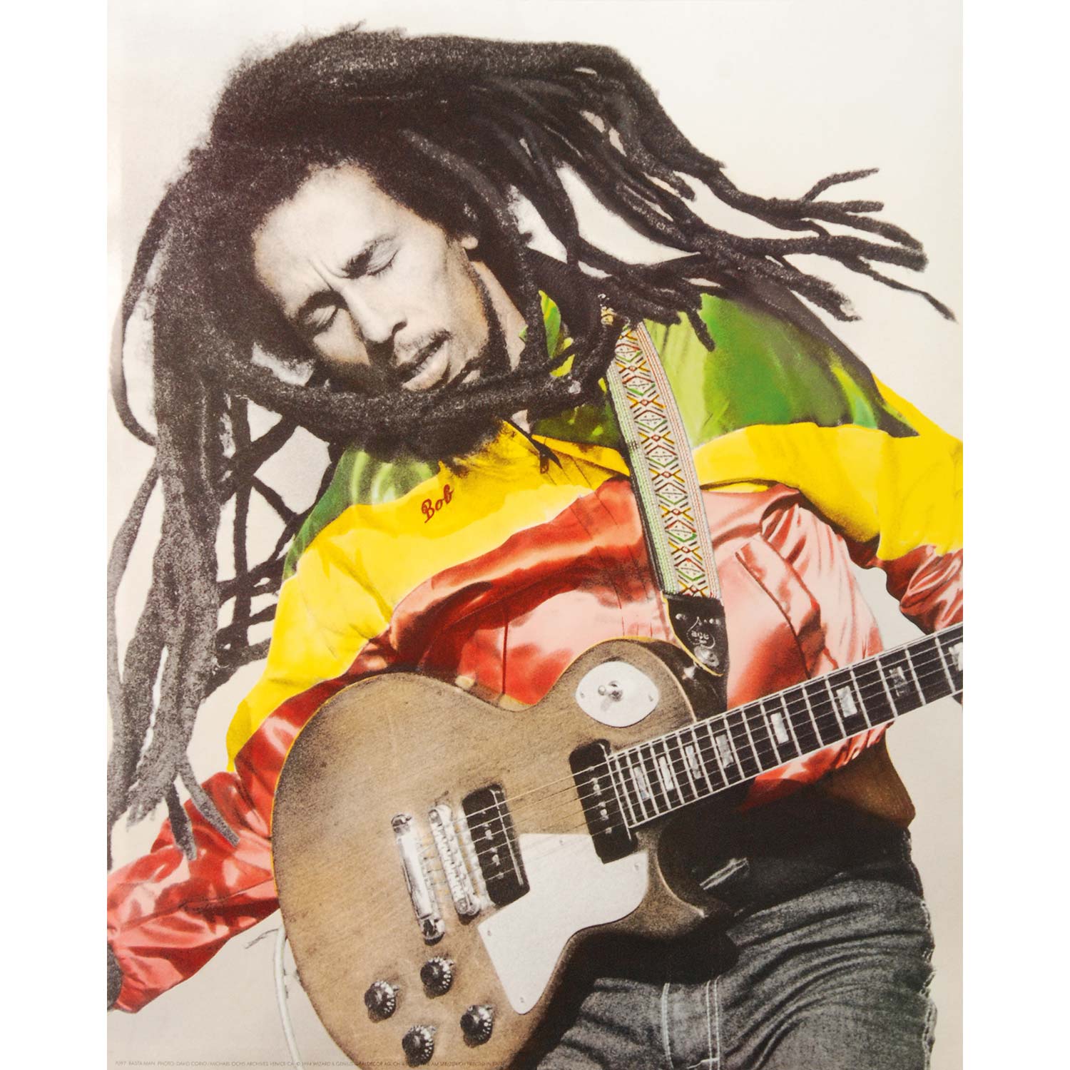 Bob Marley Rasta Man Domestic Poster