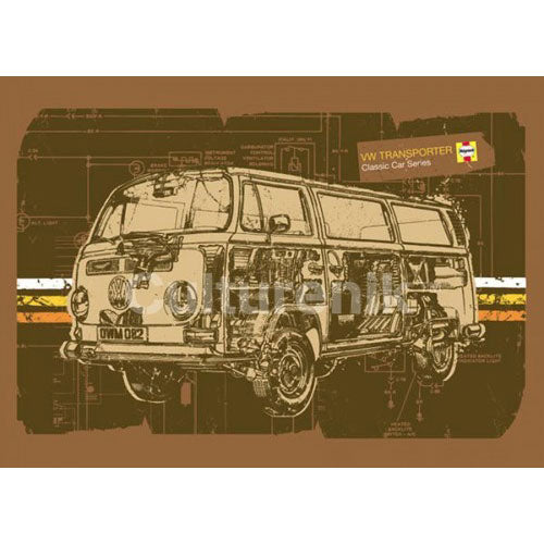 Haynes VW Transporter Subway Poster