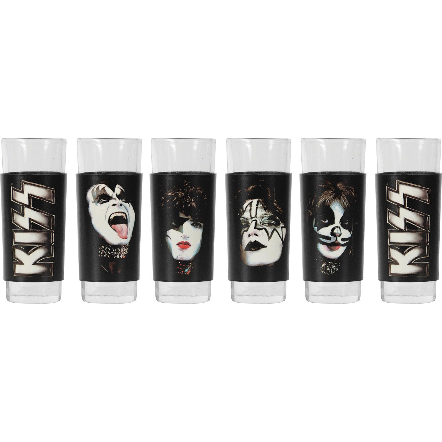 Faces & Logo Shot Glass Set