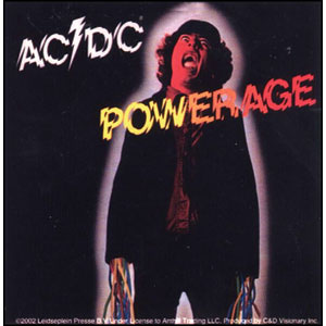 AC/DC Powerage Sticker 36280 | Rockabilia Merch Store