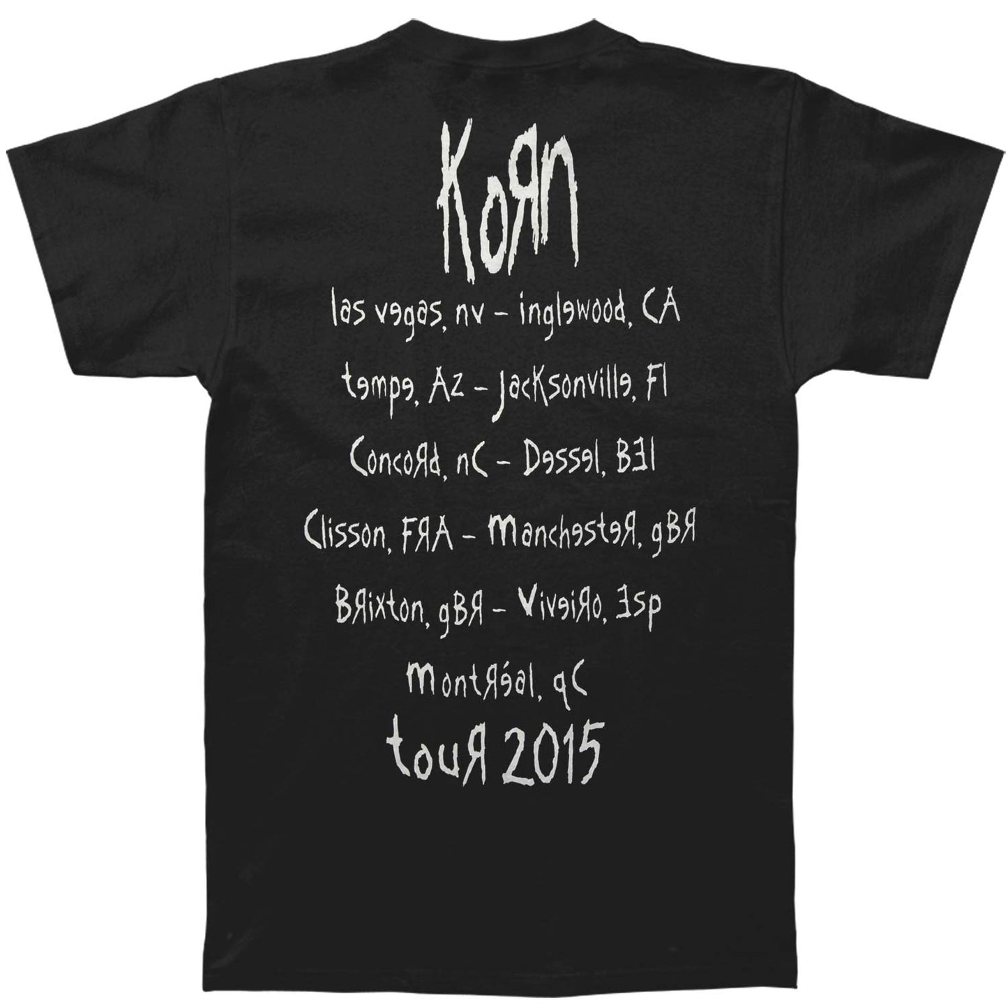 Old School 2015 Tour T-shirt