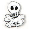 Skully Pewter Pin Badge