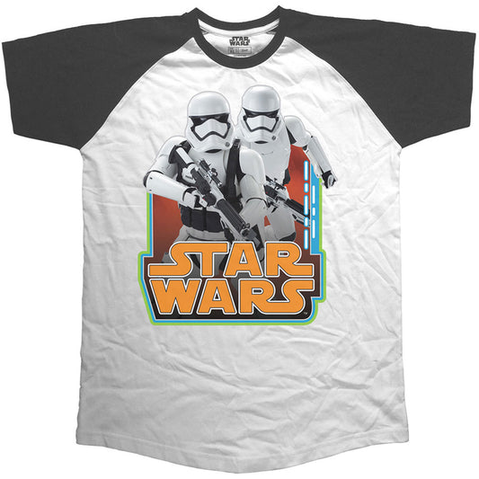 Star Wars Classic Troopers & Logo Raglan Short Sleeve