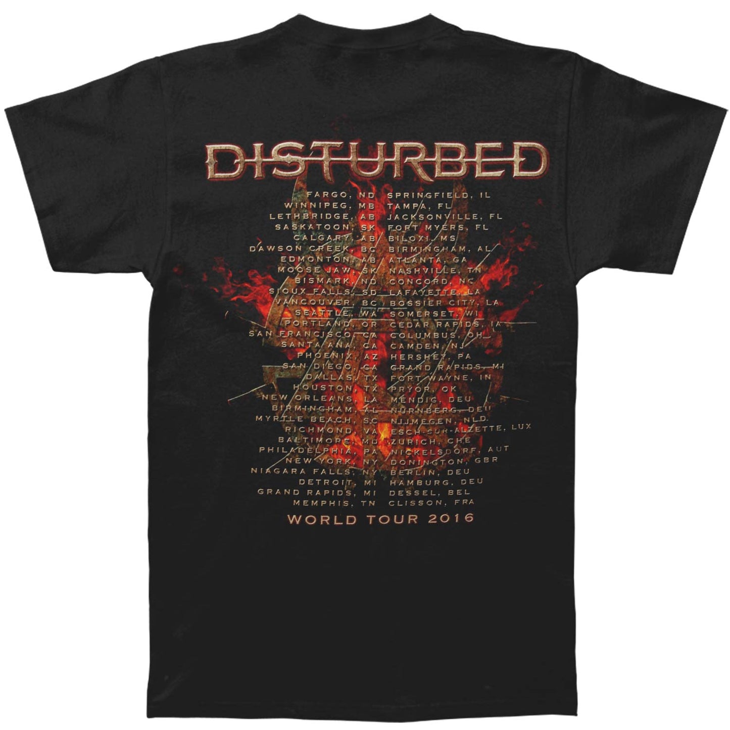 Firebird 2016 World Tour T-shirt