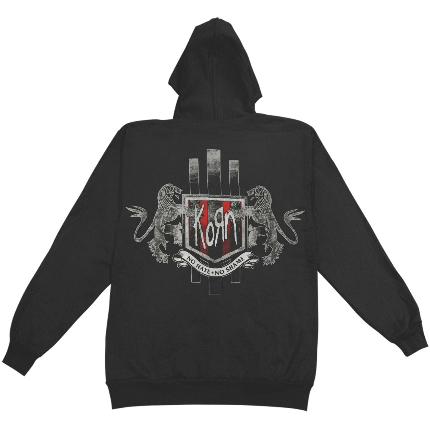Korn Shield Zippered Hooded Sweatshirt