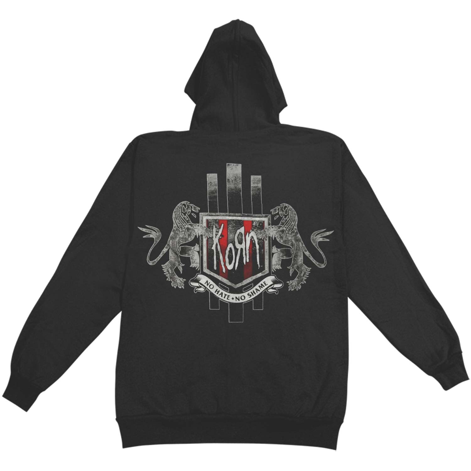 Korn Shield Zippered Hooded Sweatshirt