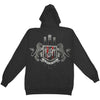 Shield Zippered Hooded Sweatshirt