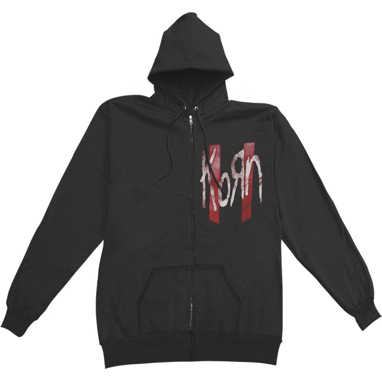 Korn Shield Zippered Hooded Sweatshirt