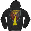 Shield Lion Zippered Hooded Sweatshirt