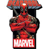 Deadpool With Logo Magnet