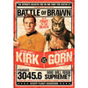 Kirk Vs. Gorn Tin Concert Sign