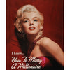 How To Marry A Millionaire Red Plush Blanket