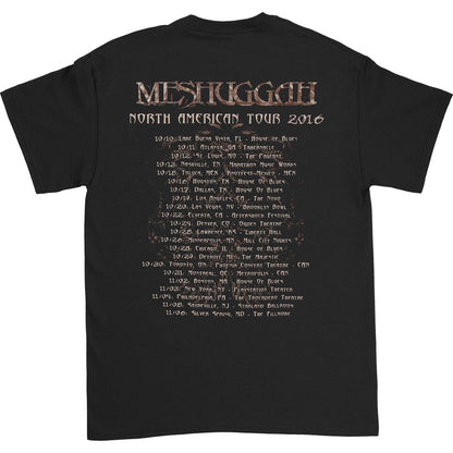 Meshuggah The Violent Sleep 2016 Tour T-shirt