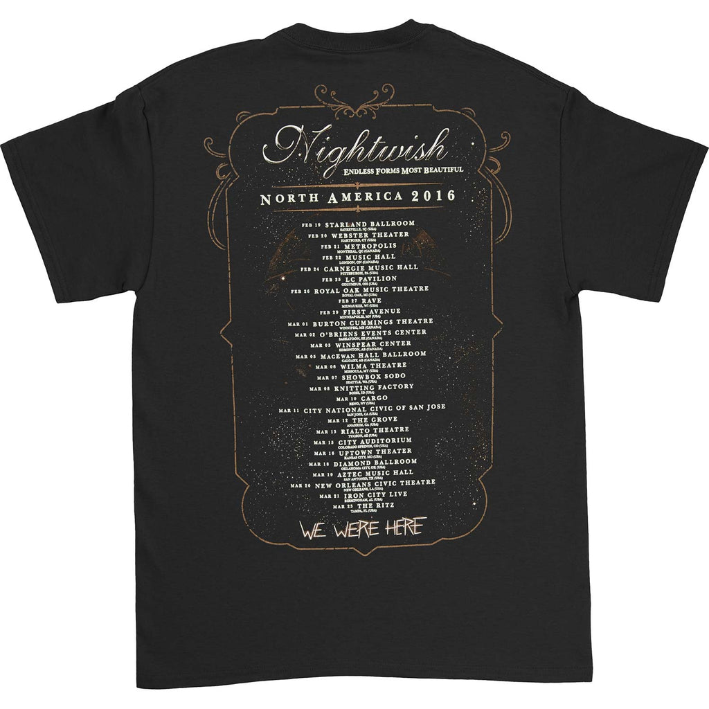 Nightwish Endless Forms North America 2016 T-shirt
