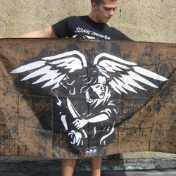 Give Up The Ghost Poster Flag