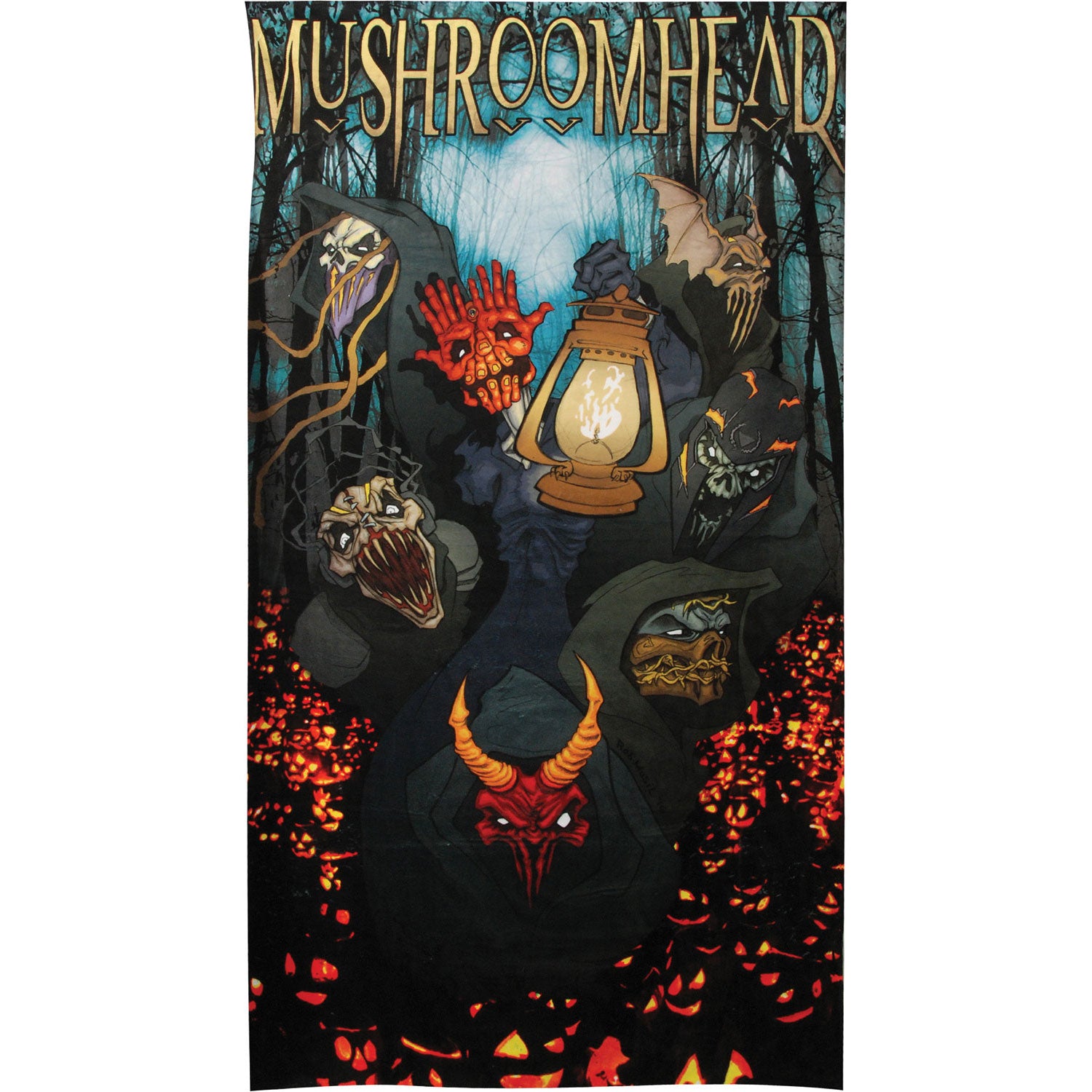 Mushroomhead Halloween Anime Fleece Blanket
