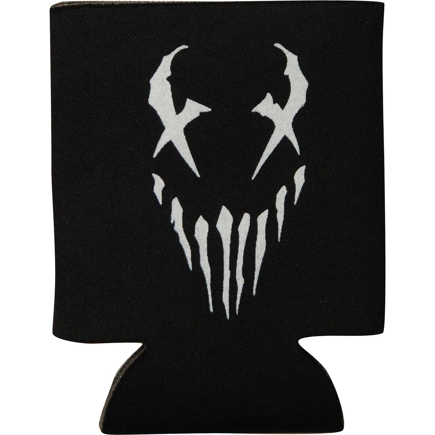 X-Face/Stacked Logo White Can Cooler