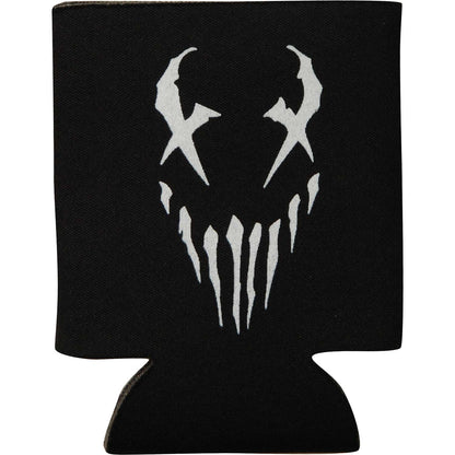 X-Face/Stacked Logo White Can Cooler